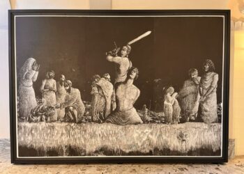 Venerdì 28 marzo, l’amministrazione comunale di Porto Torres consegnerà una targa di ringraziamento all’artista Giovanni Dettori per la generosa donazione al Comune della stampa dell’opera “OttoMani”