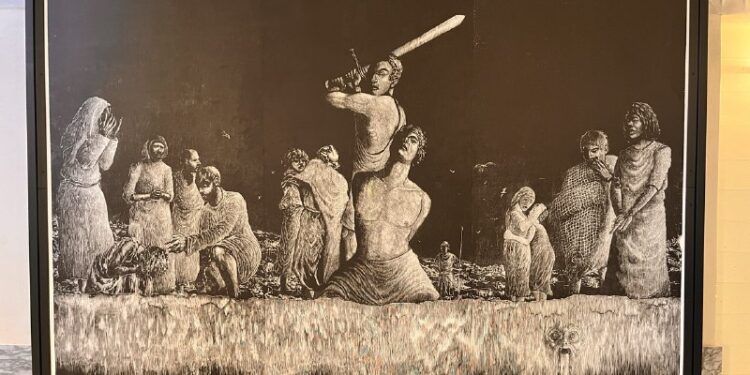 Venerdì 28 marzo, l’amministrazione comunale di Porto Torres consegnerà una targa di ringraziamento all’artista Giovanni Dettori per la generosa donazione al Comune della stampa dell’opera “OttoMani”