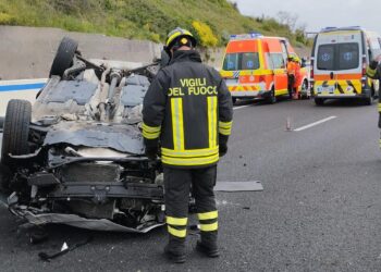 Incidente stradale al bivio di Bonorva