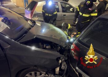 Sassari: incidente stradale all’incrocio tra via Pietro Micca e via Annunzio Cervi