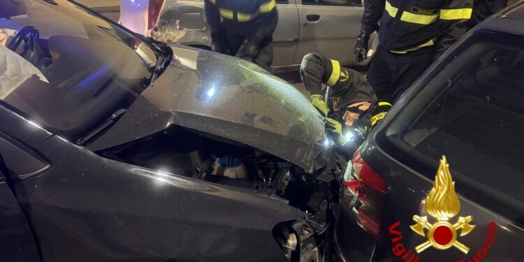 Sassari: incidente stradale all’incrocio tra via Pietro Micca e via Annunzio Cervi