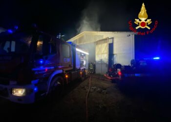 Sarule: a fuoco un fienile a “Gherittzo”