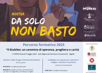 Venerdì 9 maggio, nell’Aula Magna del Seminario arcivescovile di Cagliari, si terrà la IV tappa del percorso formativo annuale dal titolo “Caritas, Volontariato e Giovani” 