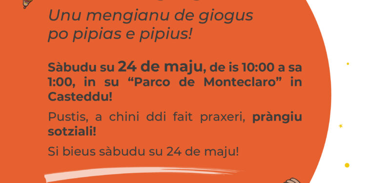 “Su sardu gioghendi”. Una mattinata di giochi per bambine e bambini. Sabato 24 maggio, al Parco di Monteclaro, a Cagliari