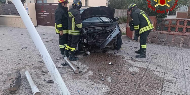 Alghero: incidente stradale in via Don Minzoni