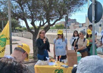 Cinquanta volontari dipendenti Enel sono scesi in campo a Cagliari al fianco di Legambiente per l’operazione ”Park litter” presso il Canale di San Bartolomeo