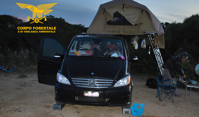 Campeggi abusivi a Olbia, Aglientu e La Maddalena