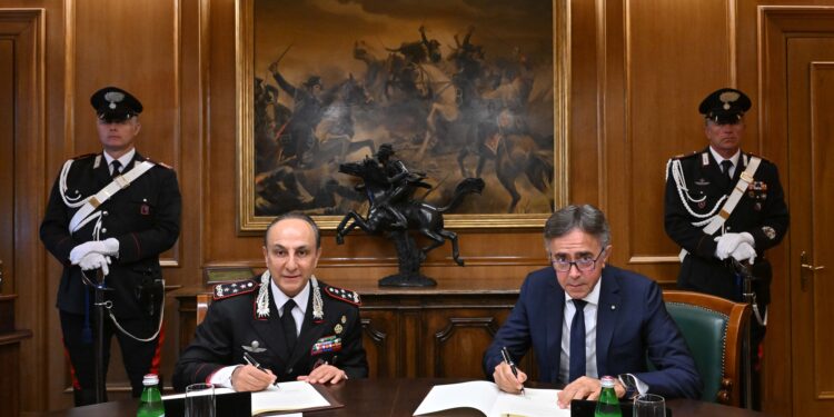 Rinnovato il protocollo d’intesa tra l’Arma dei carabinieri e Poste Italiane S.p.a.