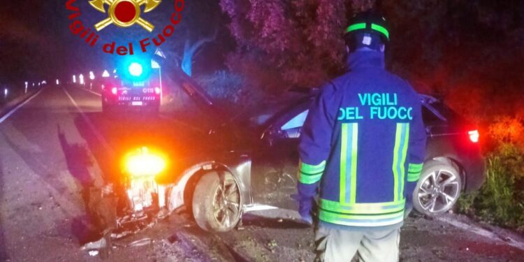 Arzana: incidente stradale sulla statale 389, una persona in ospedale