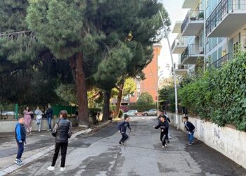 Pirri: inaugurate due nuove strade scolastiche nelle vie Fabio Filzi e dei Partigiani