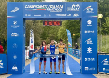 Adriano Micheli e Serena Bratti incoronati Campioni Italiani di Triathlon Cross Junior al Triathlon Gennargentu di Gavoi. In corso le gare assegnano i titoli tricolori Élite maschile e femminile