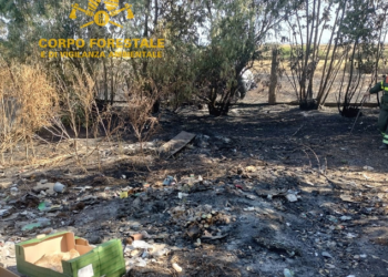 Incendio colposo a Santa Giusta, identificato il responsabile