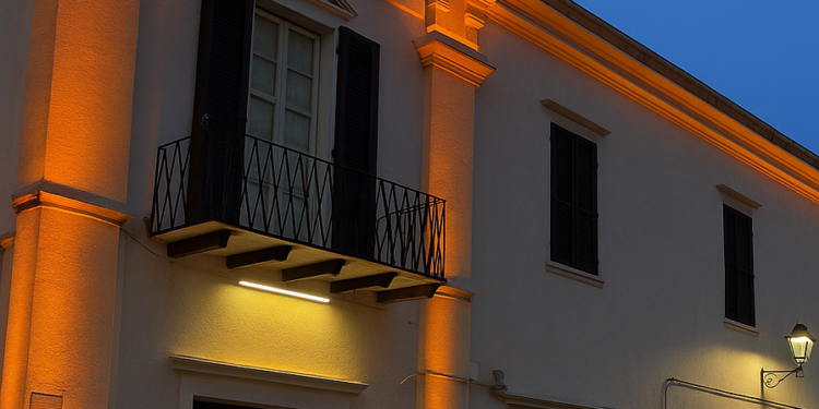 Il Palazzo del Marchese si tinge d’arancio per la Giornata della distrofia facio-scapolo-omerale