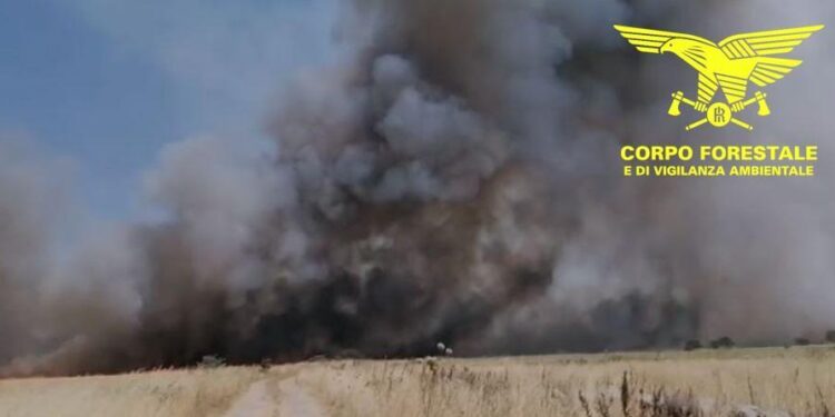 Incendi a Villasor, Goni, Ottana, Nurri, Ozieri, Semestene, Siliqua, Samatzai e Bolotana