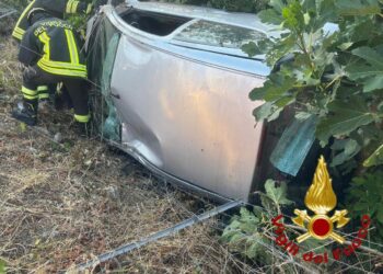 Incidente stradale in prossimità del bivio di Muros