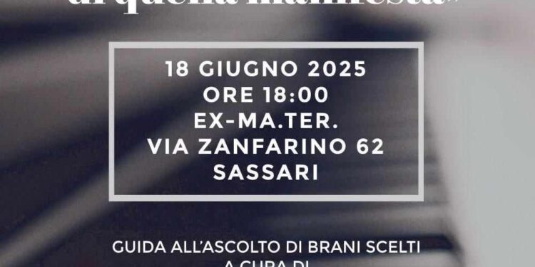 A Sassari, il 18 giugno, si terrà l’evento “L’armonia nascosta è più potente di quella manifesta”