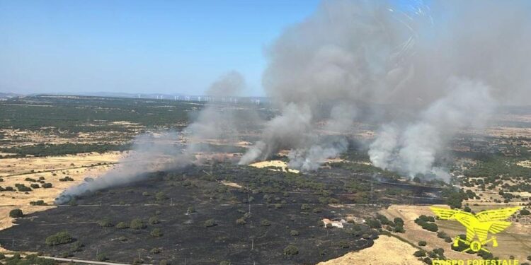 Incendi a Irgoli, Gonnosfanadiga, Goni, Decimoputzu e Pozzomaggiore