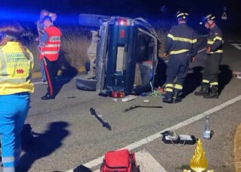 Incidente stradale all’altezza del bivio di Villanova Monteleone