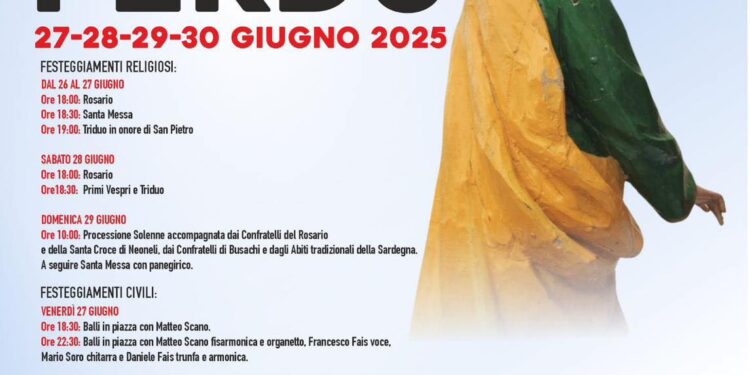 Neoneli: quattro giorni di festa per San Pietro