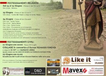 Ittiri: dal 15 al 24 giugno la festa per San Giovanni Battista