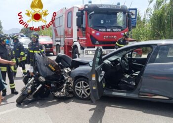 Incidente stradale all’altezza del bivio per Punta di l’Aldia
