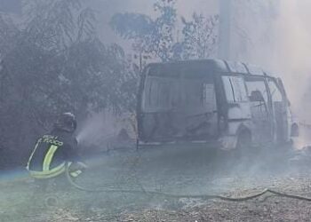 I vigili del fuoco del Comando di Cagliari sono intervenuti intorno alle 15.00, per un incendio nell’ex zuccherificio di Villasor