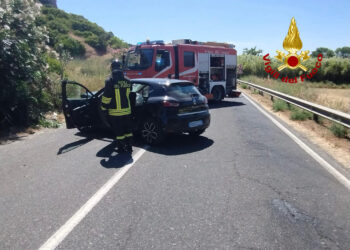 Galtellì: incidente stradale sulla statale 129