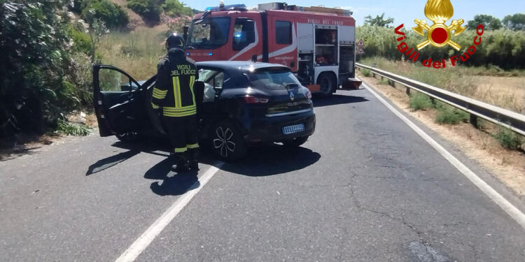 Galtellì: incidente stradale sulla statale 129