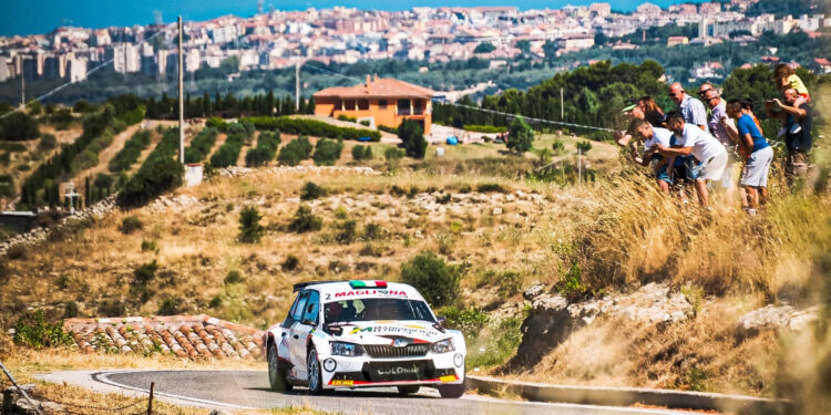 A tre prove dal termine, Andrea Pisano è ancora al comando del 30º Rally Internazionale Golfo dell’Asinara