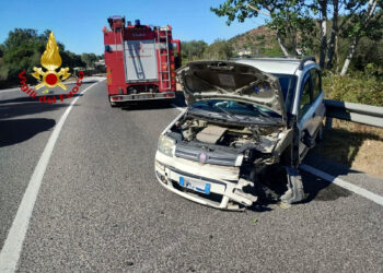 Incidente stradale tra Orosei e Sos Alinos