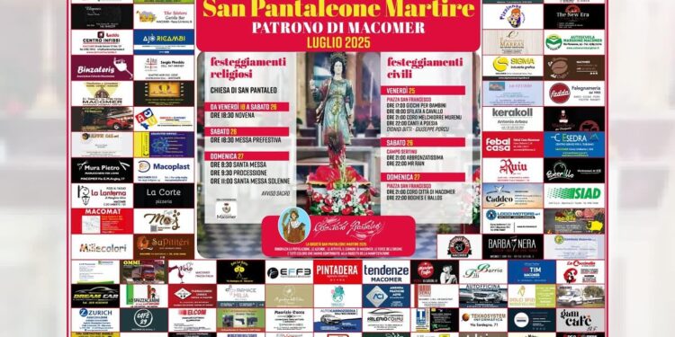 Macomer festeggia il patrono San Pantaleone Martire