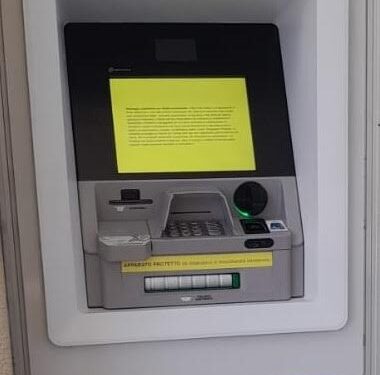 Nuovo ATM Postamat per l’ufficio postale di viale Repubblica a Ottana