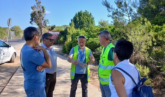 Alghero: sopralluogo per la variante del Calich