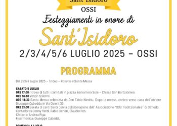 Ossi in festa per Sant’Isidoro