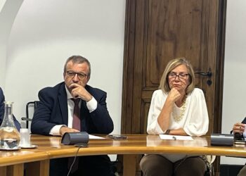 Gli assessori regionali Emanuele Cani e Rosanna Laconi a confronto con l’Enel