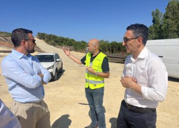 Sopralluogo nei cantieri di completamento della 4 corsie Sassari-Alghero. L’assessore Antonio Piu: «I lavori procedono come da cronoprogramma»