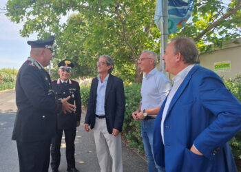Policlinico, visita istituzionale del generale Stefano Iasson, comandante della Legione Carabinieri Sardegna