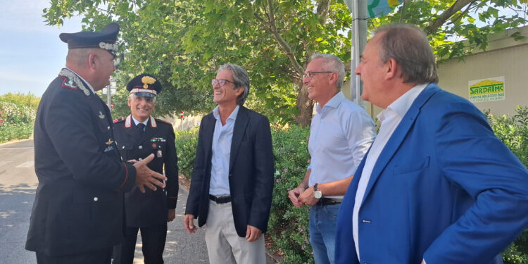 Policlinico, visita istituzionale del generale Stefano Iasson, comandante della Legione Carabinieri Sardegna