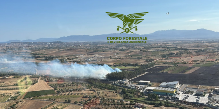 Incendi a Erula, La Maddalena, Olbia, Ozieri, Osini, Selargius, Decimoputzu, Esporlatu, Las Plassas, Ussana e Bono