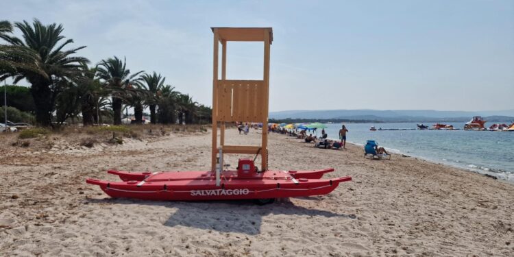Alghero: attività la terza postazione di salvamento a mare