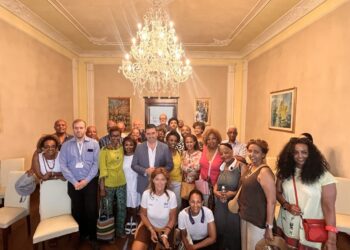 Il sindaco di Porto Torres ha ricevuto la delegazione etiope in visita al Palazzo del Marchese