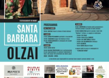 Olzai in festa per Santa Barbara