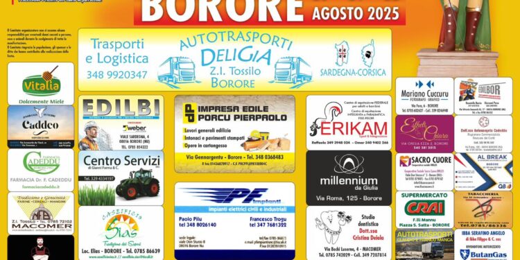 Borore: il programma della festa di San Lussorio