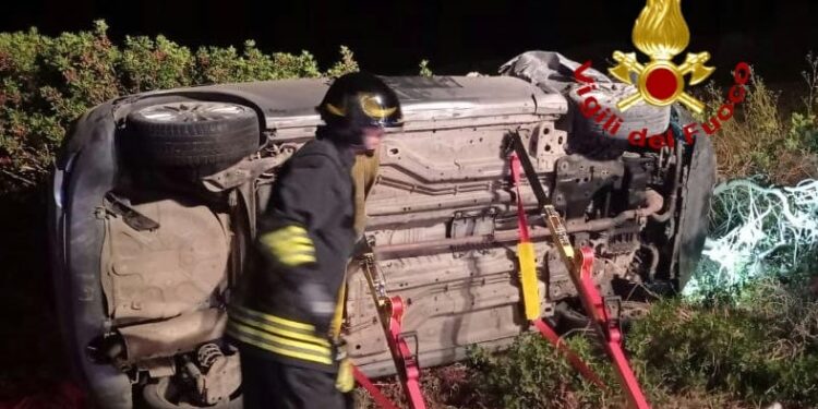Incidente stradale a S’Archittu