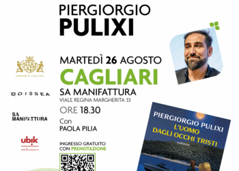 “L’uomo dagli occhi tristi”: a Cagliari il nuovo libro di Piergiorgio Pulixi