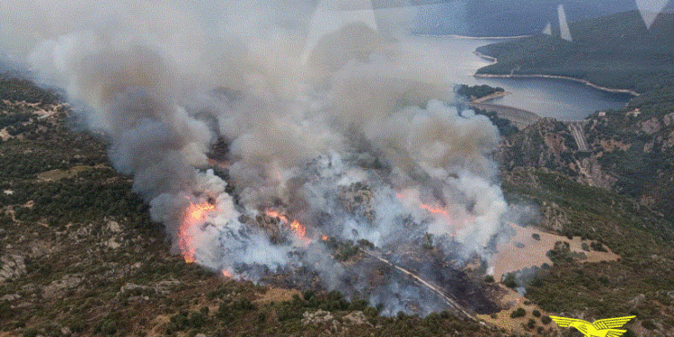 Incendi a Pattada, Arzana, Pozzomaggiore e Gavoi