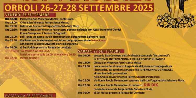 Orroli in festa per San Vincenzo Ferrer