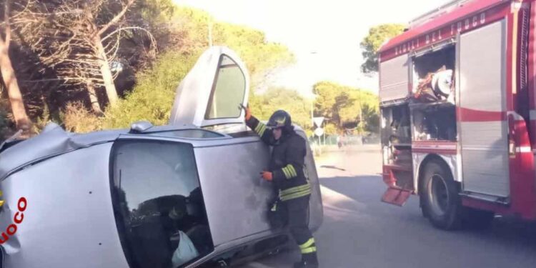 Castelsardo: incidente stradale sulla provinciale 81, una persona al Pronto Soccorso