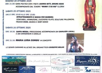 Gara estemporanea con i poeti Bruno Agus e Dionigi Bitti e concerto di Maria Luisa Congiu per San Gavino Martire a Illorai