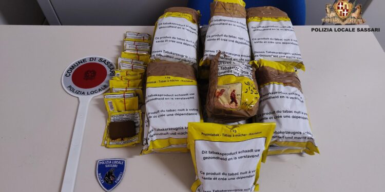 Sassari: sequestrati dodici chili di tabacco di contrabbando